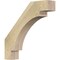 Ekena Millwork 4"W x 20"D x 20"H Merced Rough Sawn Knee Brace, Douglas Fir BRC04X20X20MRC00RDF - alternate 1